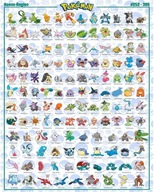 POKEMON - POSTER HOENN POKEMON FRENCH (91.5X61)