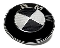 ZNÁMKA EMBLEMA NA KLAPKU ZADNÁ BMW CARBON E46 74mm