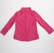 Koszula różowa Długi rękaw DZIEWCZĘCA roz. 104-110 cm A295