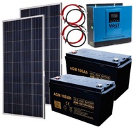 Zestaw Solarny Fotowoltaiczny 4000w Panel Solar Przetwornica 230v UPS