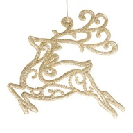 Prívesok na vianočný stromček vianočná guľa posvätný zlatý sob