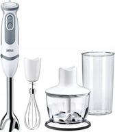 BLENDER RĘCZNY BRAUN MULTIQUICK MQ5235WH 1000W 21 PRĘDKOŚCI BIAŁY