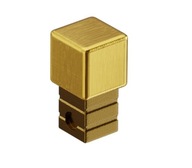 Kocka pre profily Q a P 12,5mm Zlatý mat