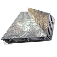 Kątownik aluminiowy ryflowany wewnętrznie 100x100x3 100cm
