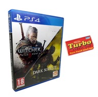 Wiedźmin III Dziki Gon + Dark Souls III PS4 PL