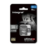 KARTA PAMIĘCI 16GB + ADAPTER INTEGRAL CLASS 10 UH