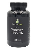 BetterMe Vitamíny a minerály multivitamín 12 vitamínov, 8 minerálov 100% RVH