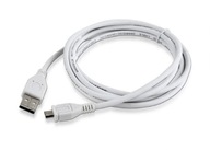 Kabel ładowania micro USB 2.0, 1.8m, biały, Gembird CCP-MUSB2-AMBM-6-W