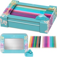 Darčeková sada trblietavých Farbičky a príslušenstva od Faber-Castell