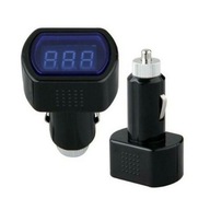 Tester Napięcia Akumulatora Woltomierz 12V 24V LCD