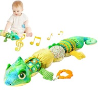 Plyšový dinosaurus s hudbou a senzorickými hračkami-Darček pre novorodenca