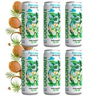 Woda z młodego kokosa + witamina C Coconaut 6 x 320ml