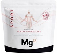 Mg12 Regeneračné horčíkové vločky SPORT soľ do kúpeľa Biszofit 1 kg