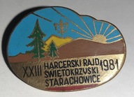 23 HARCERSKI RAJD ŚWIĘTOKRZYSKI STARACHOWICE 1981