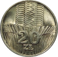 20 ZŁOTYCH 1973 WIEŻOWIEC I KŁOSY - (1-) - K2290