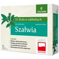 SZAŁWIA ziołowa 30 tabletek COLFARM