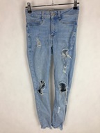 New Look high waist super skinny dziewczęce jeansy 152 *PWD59*