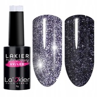 La'kier Lakier hybrydowy do paznokci manicure EFEKT FLASH brokatowy B038 5g