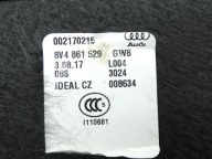 mats floor rear boot AUDI A3 8V 5D 5-door 8V4861529