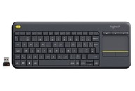 Logitech Klawiatura membranowa Media K400 PLUS czarna