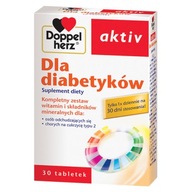 Doppelherz aktiv Pre diabetikov, 30 tabliet vitamínu pre diabetikov