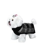 SWETEREK sweter dla psa kota rozmiar S 25 cm w kratę