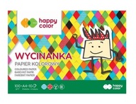 Blok Wycinanka A4/10K 100g HAPPY COLOR