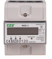 Merač spotreby energie 3F kl.1 WZE-3 80A F&F