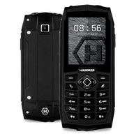 WYTRZYMAŁY Telefon MyPhone Hammer 3+ PLUS Czarny + ŁADOWARKA I FOLIA 3MK