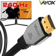 KABEL HDMI 2.1 DLA GRACZY 240Hz PRZEWÓD 8K ULTRA HIGH SPEED 3m PRO VAYOX