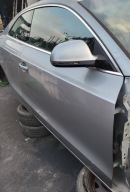 door right AUDI A5 8T COUPE S-LINE PRZEDLIFT original silver LYZG