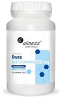 Kwas hialuronowy niskocząsteczkowy 150 mg (100 tabletek) vege Aliness