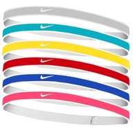 Opaski na włosy Nike Swoosh Sport 6 szt. N1002021406OS