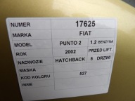 Fiat Punto II cofano lak. 527