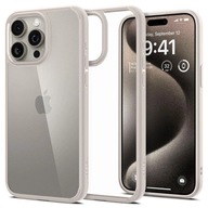 Puzdro Case Spigen Ultra Hybrid pre iPhone 15 Pro - prírodný titán