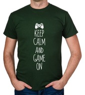 koszulka KEEP CALM AND GAME ON prezent