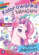 Kolorowanka z tatuażami Magiczne jednorożce Tatuaże