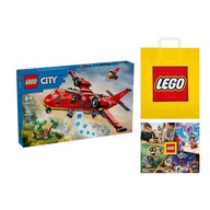 LEGO CITY č. 60413 - Hasičské záchranné lietadlo +Taška +Katalóg LEGO 2024