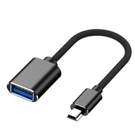 Kabel Mini USB OTG USB A na Mini USB B 5-pinowy adapter do aparatów cyfrowych