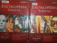 Encyklopedia szkolna 2 tomy język polski -