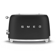 TOSTER SMEG 50'S STYLE CZARNY MAT- TSF01BLMEU