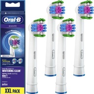 Oryginalne Końcówki Braun Oral-B 3D White - 4 szt