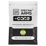 KULKI ASG AMUNICJA AIRSOFT CORE BIO 0,20g 1000szt. SPECNA ARMS BIAŁE