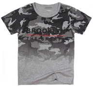 koszulka T-SHIRT chłopięcy C25 BROOKLYN 158 grey