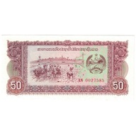 Banknot, Lao, 50 Kip, 1979, KM:29r, UNC(65-70)
