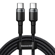 Baseus nylonový kábel USB-C PD 2.0 100W 20V 5A 2m