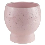 Osłonka doniczki ceramiczna Cometa 13.5cm różowa