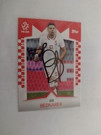 Karta topps autograf Polska Jan Bednarek PZPN