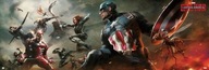 Plakat Marvel Captain America Civil War 158x53 cm