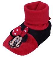 Červeno-čierne topánočky Minnie Mouse Disney 80 cm